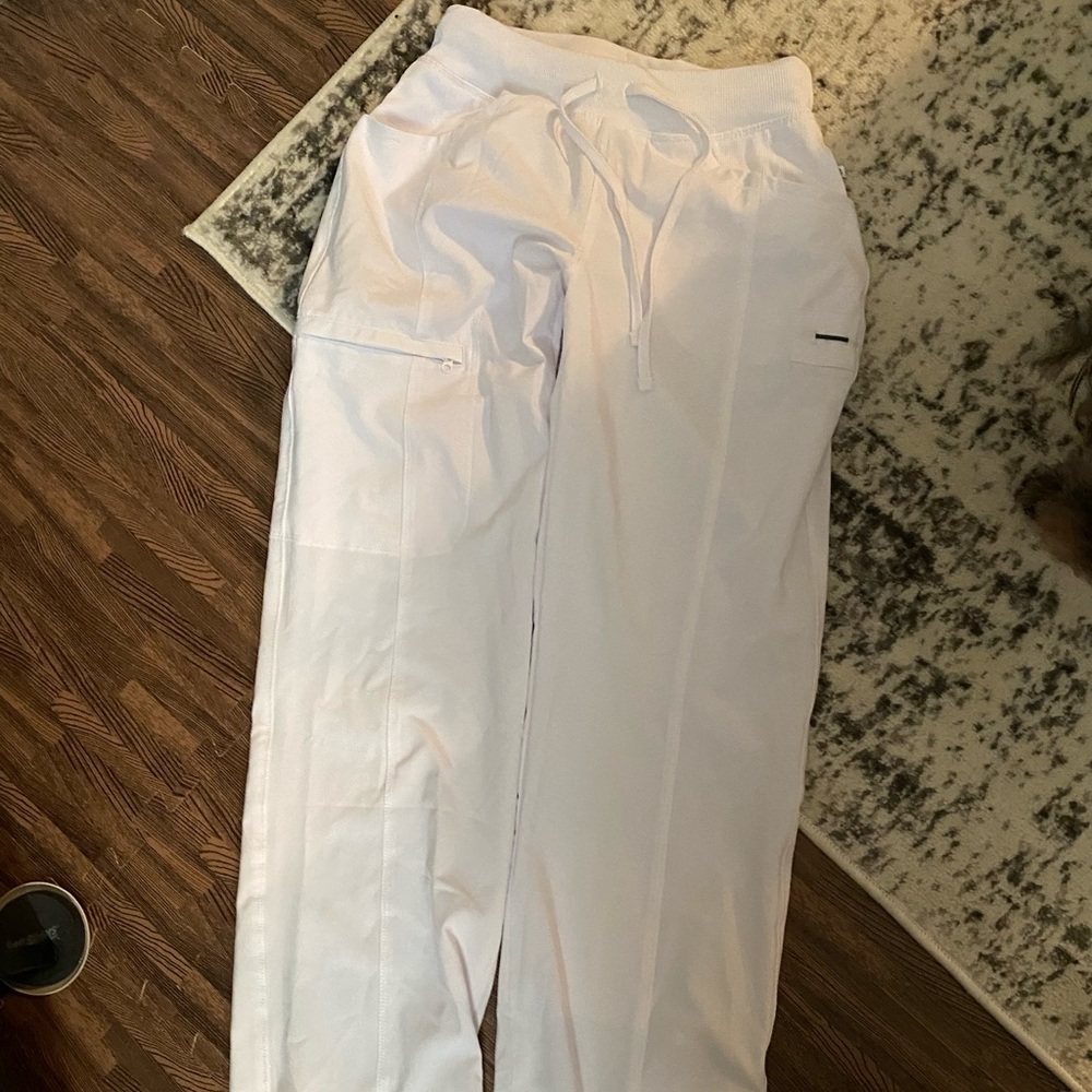 Cherokee white scrub pants